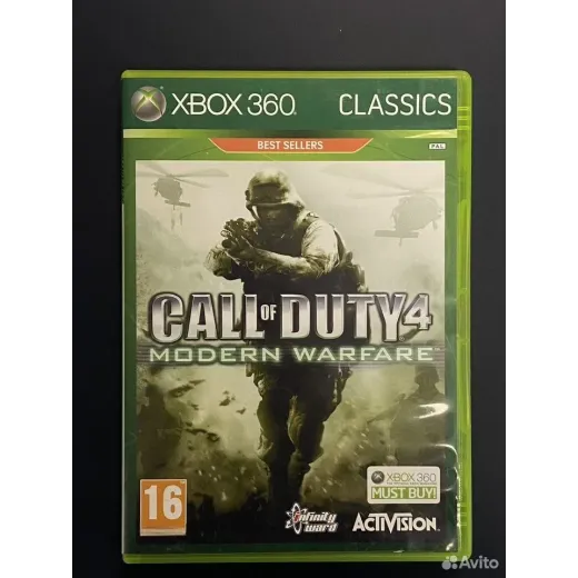 Call of Duty 4 Modern Warfare Xbox 360 (pal) — 3070779289 (Игры Xbox 360)