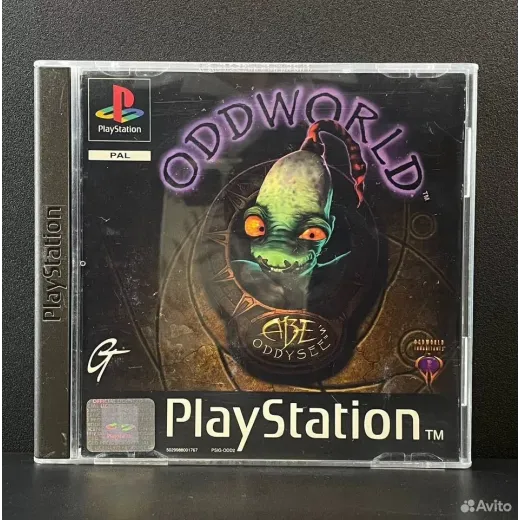 Oddworld Abes Oddysee PS1 (sles-00664) (Английская — 3167513185 (Игры PlayStation 1)