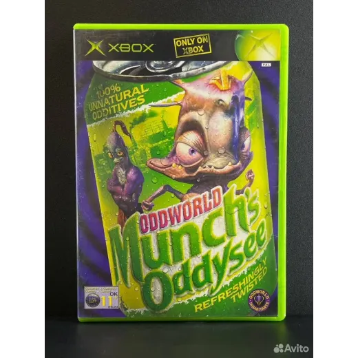 Oddworld Munchs Oddysee Xbox Original (pal) (Англи