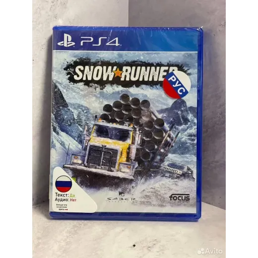 Snow Runner PS4 NEW (cusa-17438) (Русские субтитры — 3807174753 (Игры PlayStation 4)