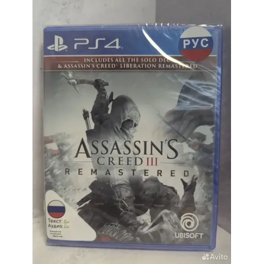 Assassins Creed 3 remastered PS4 NEW (cusa-11560) — 4126997632 (Игры PlayStation 4)