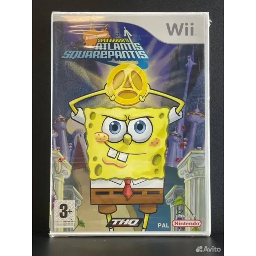 SpongeBob's Atlantis SquarePantis Wii (Sealed) (rv — 7518409890 (Игры Nintendo Wii/U)