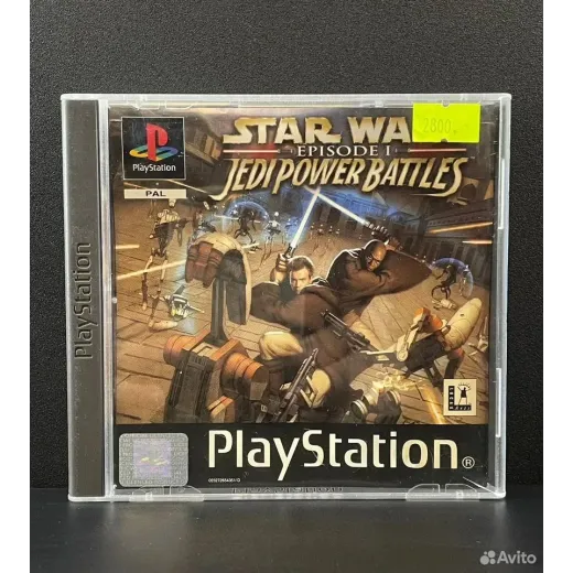 Star Wars Episide 1 Jedi Power Battles PS1 (sles-0 — 7518720495 (Игры PlayStation 1)