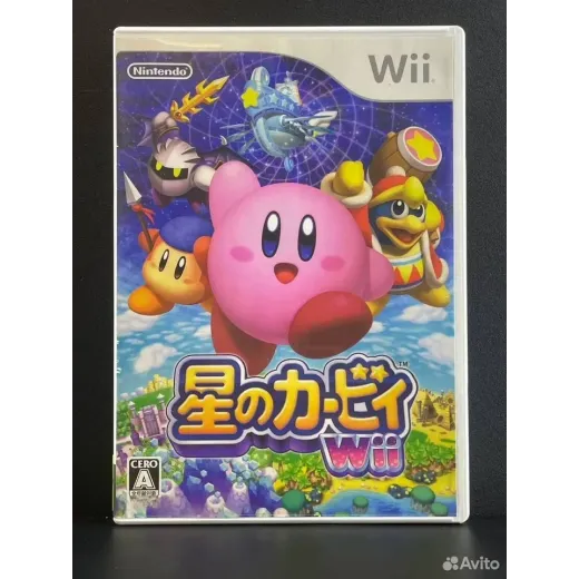 Kirby's Adventure Wii (tsa-rvl-sukj-jpn) (Японская — 7518799083 (Игры Nintendo Wii/U)