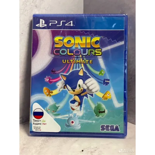 Sonic colors ultimate PS4 (cusa-19351) — 7582215056 (Игры PlayStation 4)