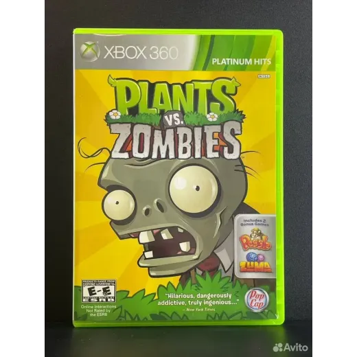 Plants vs Zombies Xbox 360 (ntsc) (Английская верс — 7646541946 (Игры Xbox 360)