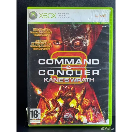 Command Conquer Kanes Wrath Xbox 360 (pal) — 7838497800 (Игры Xbox 360)