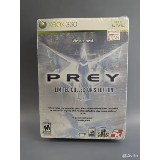 Prey limited collectors edition Xbox 360 (sealed) — 7902284868 (Игры Xbox 360)