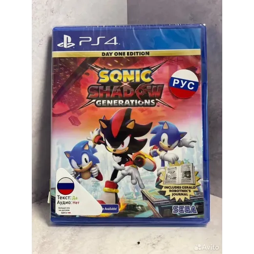 Sonic X Shadow Generations PS4 (cusa-44422) — 7934676424 (Игры PlayStation 4)