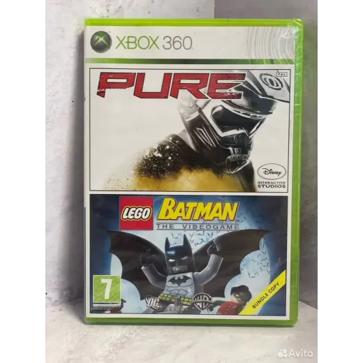 Pure + Lego Batman Xbox360 Sealed (pal) — 7998484224 (Игры Xbox 360)