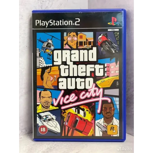 GTA Vice City PS2 (sles-51061) — 7998629922 (Игры PlayStation 2)