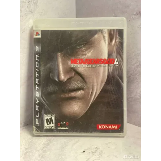 Metal Gear Solid 4 PS3 (blus-30109) Английская вер — 8062013901 (Игры PlayStation 3)