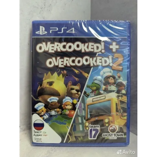Overcooked + overcooked 2 PS4 (cusa-17662) — 8126367341 (Игры PlayStation 4)