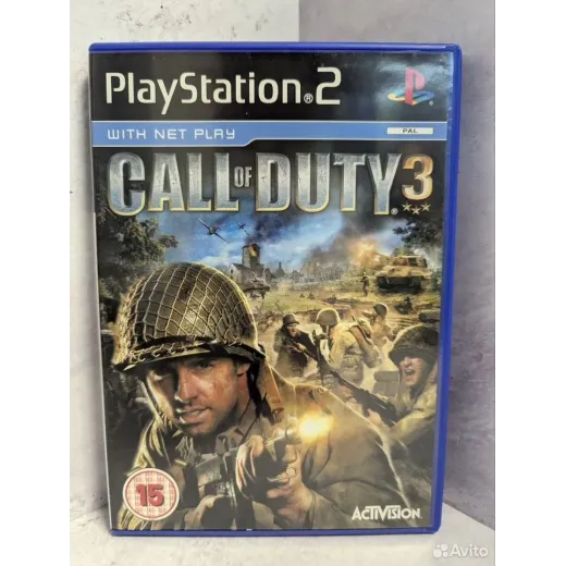 Call of Duty 3 PS2 (sles - 54166) — 8126584070 (Игры PlayStation 2)