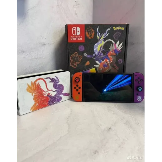 Nintendo Switch oled Pokemon 128 GB + Гарантия