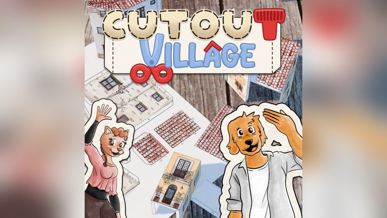 Cutout Village — кадр из игры