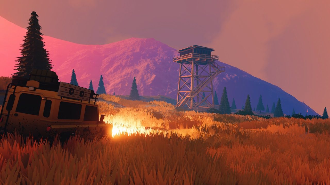 over the hill — кадр из игры